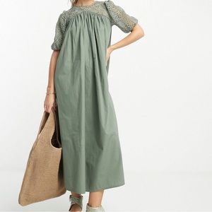 ASOS Design Crochet Neck Dress